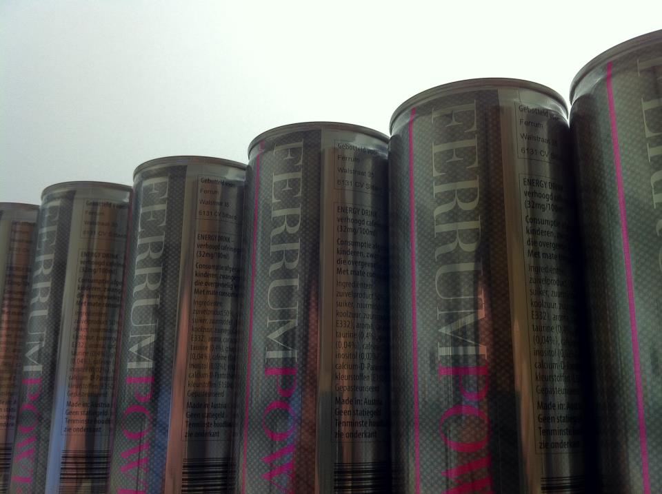 Energydrinks bedrukt