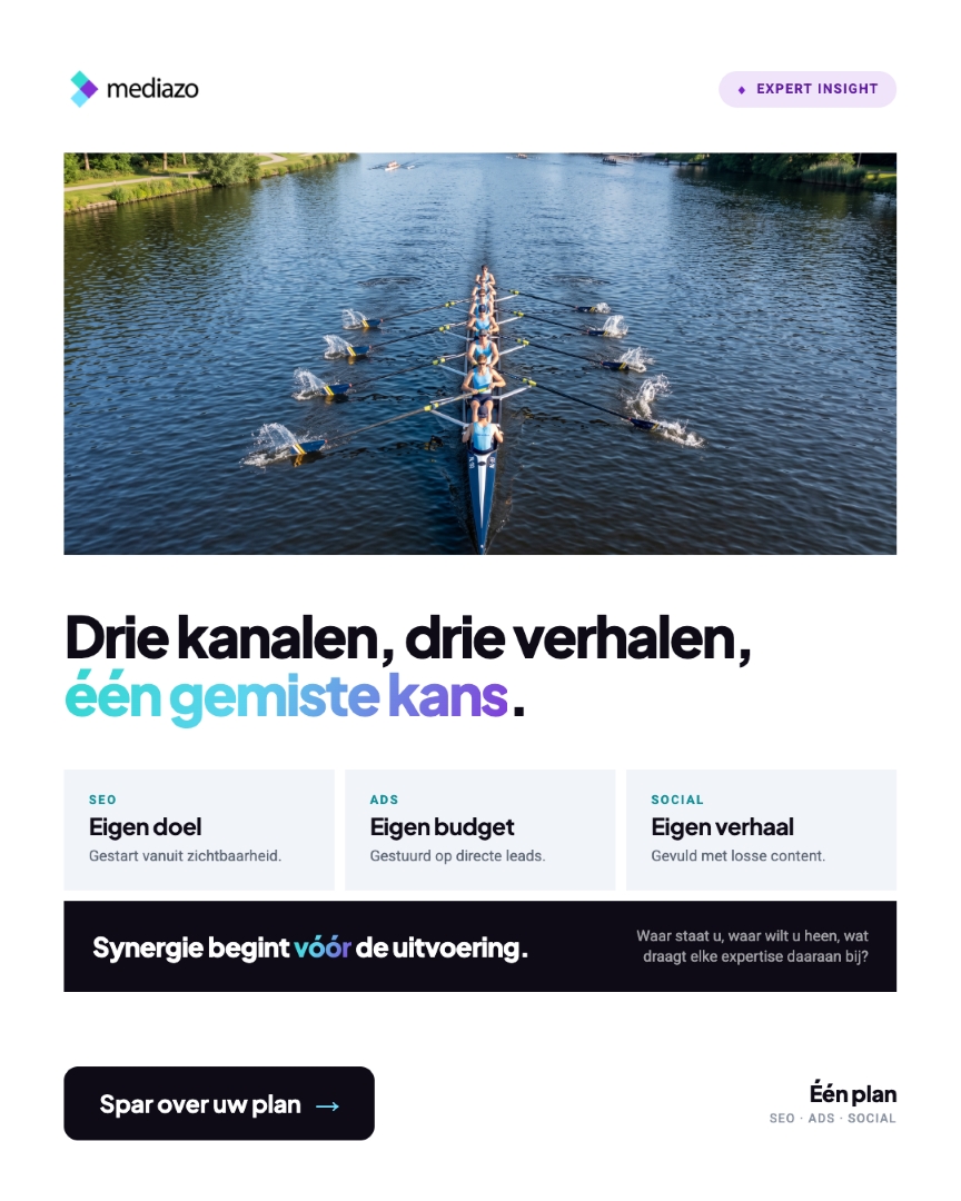 Meer kanalen is geen strategie.